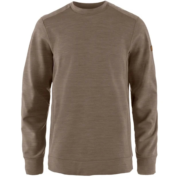 Keb Fleece Crew Neck M Suede Brown XS Main image