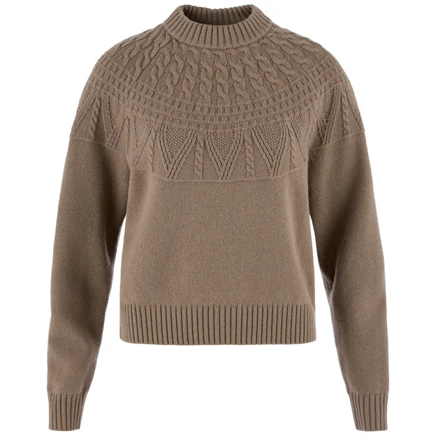 Övik Solid Jacquard Knit W Dark Grey XXS Secondary image