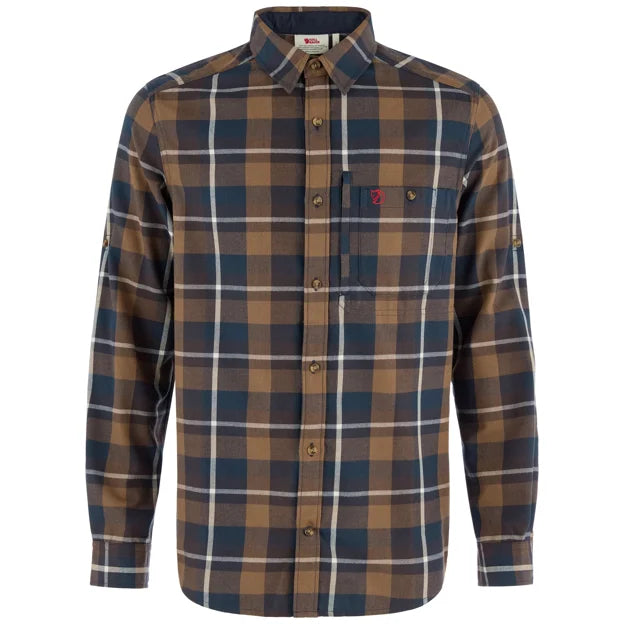 Fjällglim Regular Shirt M Wood Brown-Black Oak XS Main image