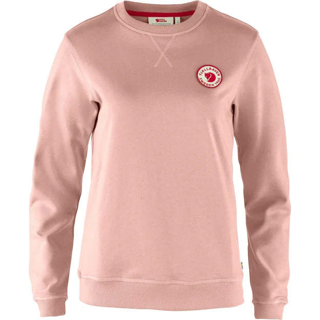 1960 Logo Badge Sweater W Grey-Melange XXS