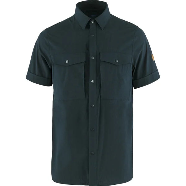 Abisko Trekking Shirt SS M Dark Navy XS