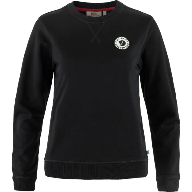 1960 Logo Badge Sweater W Grey-Melange XXS