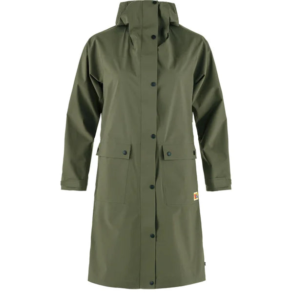 Vardag Rain Parka W Flame Orange XXS