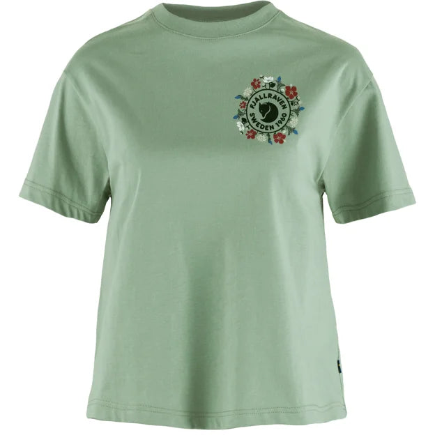 Fjällblomster Logo T-shirt W Chalk White XXS