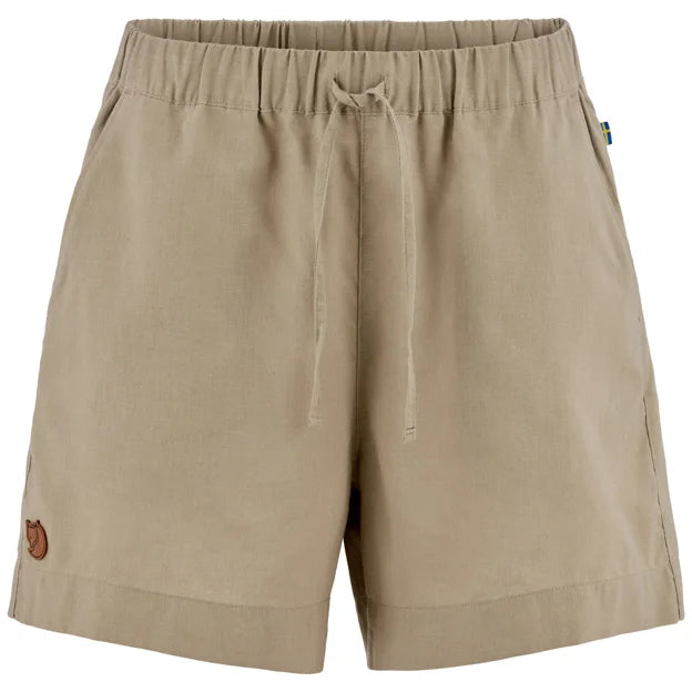 Övik Hemp Blend Drawstring Shorts W Sand Stone XXS Main image