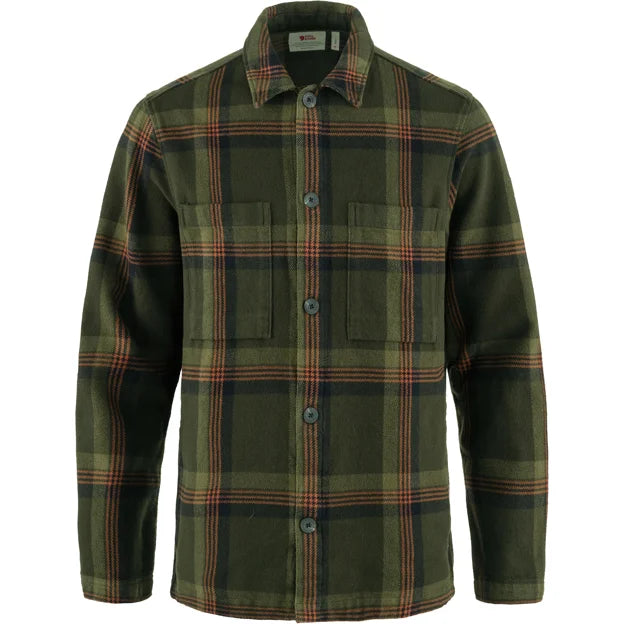 Singi Flannel Overshirt M Chalk White-Dark Navy XS
