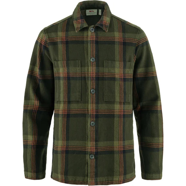 Singi Flannel Overshirt M Chalk White-Dark Navy XS