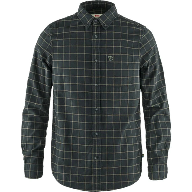 Övik Flannel Shirt M Dark Navy XS Secondary image