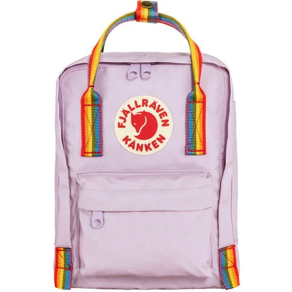 Kånken Rainbow Mini Black-Rainbow Pattern 7L
