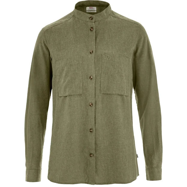Övik Hemp Shirt LS W Chalk White XXS Secondary image