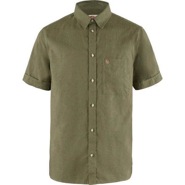 Övik Travel Shirt SS M Sand Stone XS