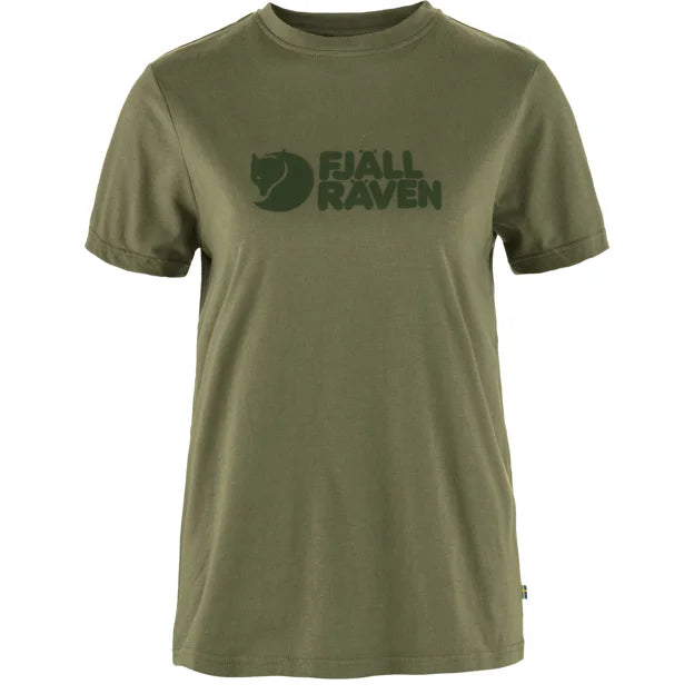 Fjällräven Logo Tee W Grey-Melange XXS