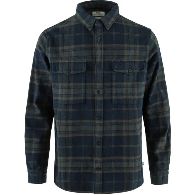 Övik Twill Shirt M Dark Grey-Dark Grey XS