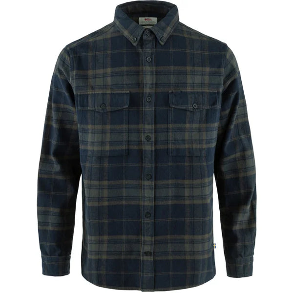 Övik Twill Shirt M Dark Grey-Dark Grey XS