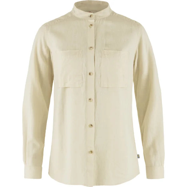 Övik Hemp Shirt LS W Chalk White XXS Main image