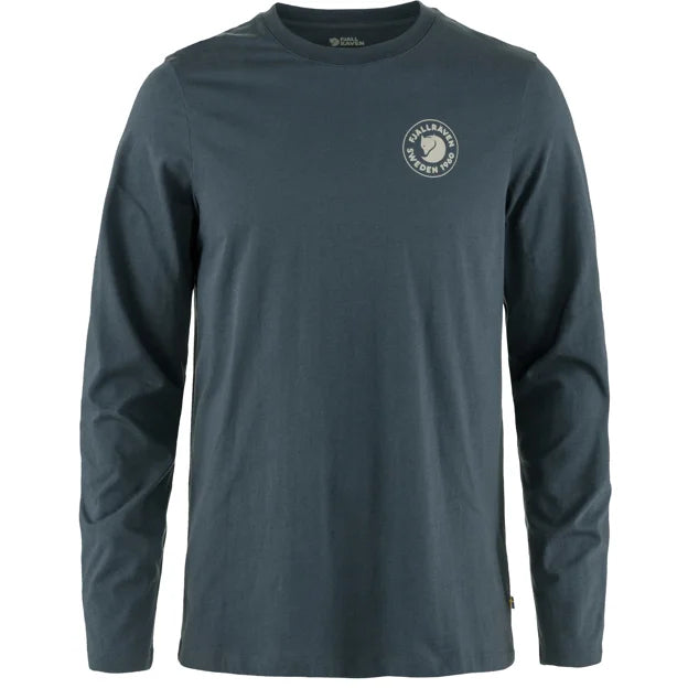 1960 Logo T-shirt LS M Grey-Melange XS