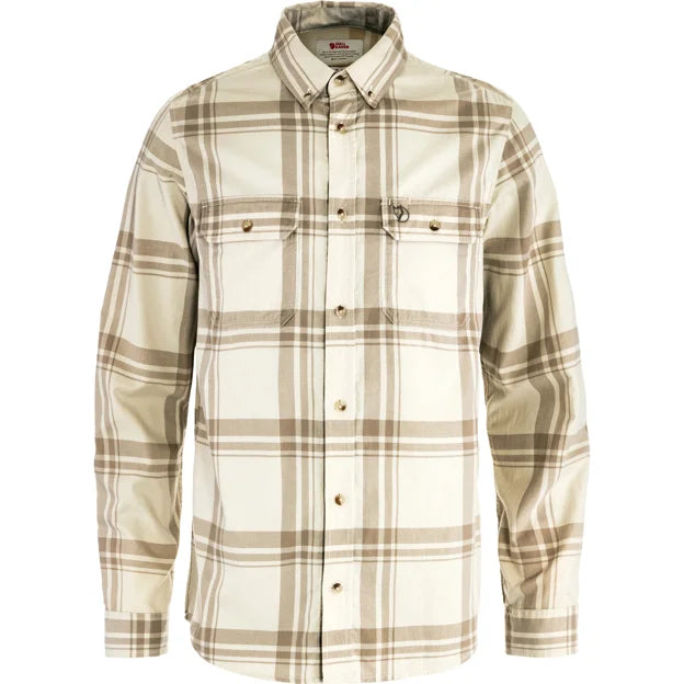 Övik Lite Flannel Shirt M Chalk White-Fossil XS Main image