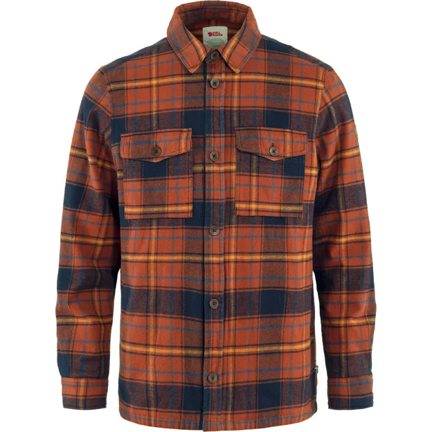 Övik Lite Padded Shirt M Autumn Leaf-Dark Navy XS Secondary image