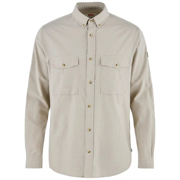 Övik Chambray Shirt LS M Fossil XS Main image