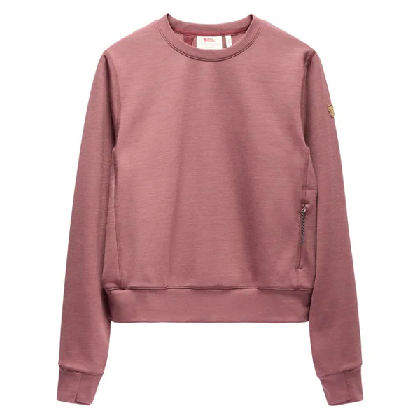Keb Fleece Crew Neck W Black XXS