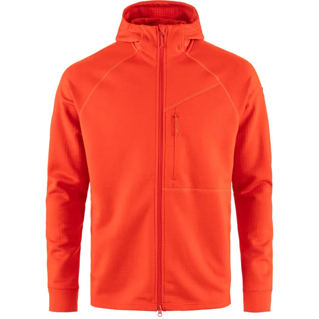 Abisko Grid Fleece Hoodie M Mustard Yellow XS