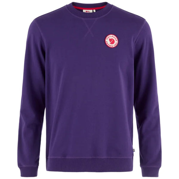 1960 Logo Badge Sweater M Grey-Melange XS