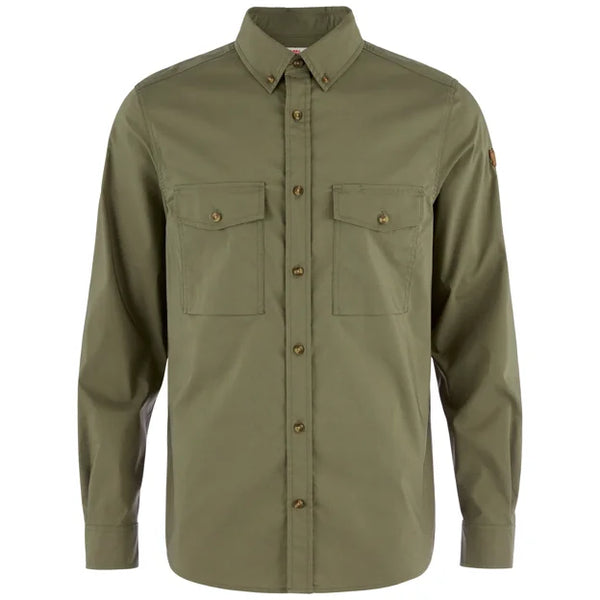 Övik G-1000 Shirt LS M Suede Brown XS