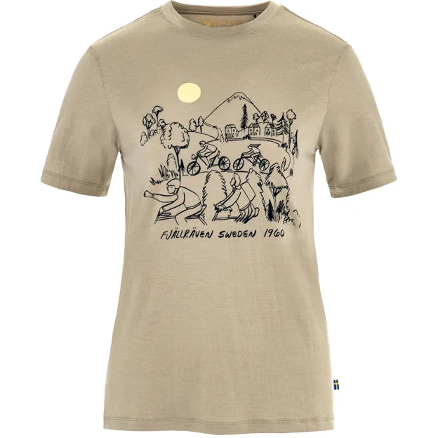 Hoja Lugnt Wool T-shirt W Fossil XXS Main image