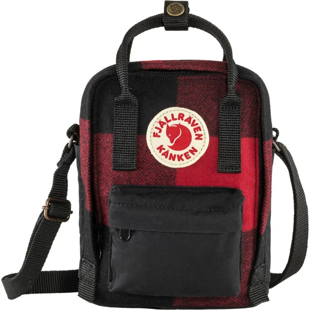Kånken Re-Wool Sling Red-Black One Size Main image
