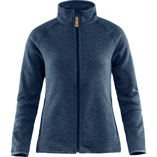 Övik Fleece Zip Sweater W Navy XXS Main image