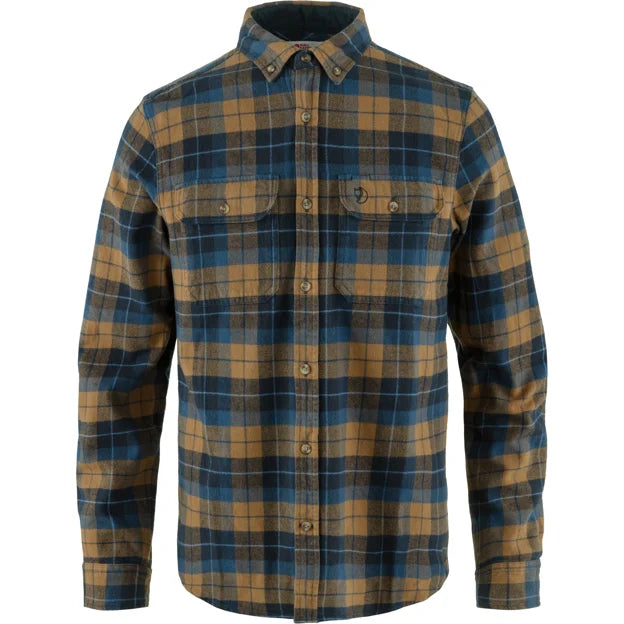 Singi Heavy Flannel Shirt M Dark Sand XS