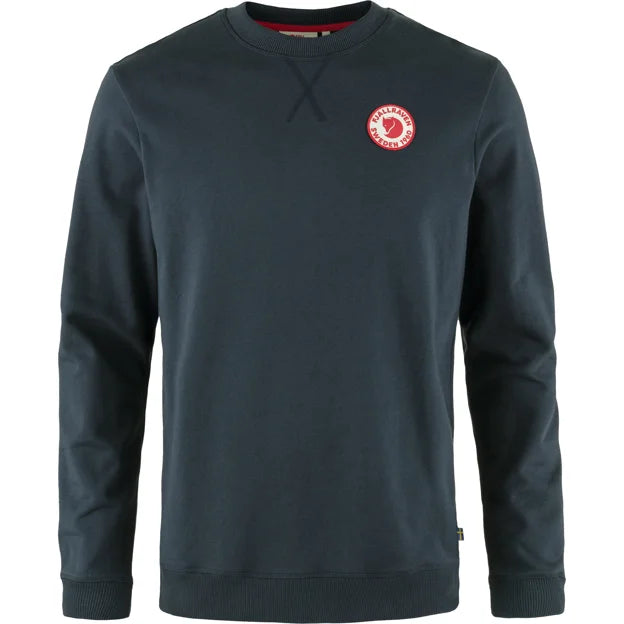 1960 Logo Badge Sweater M Grey-Melange XS