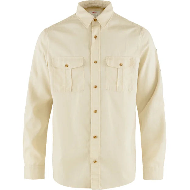 Övik Travel Shirt LS M Sand Stone XS