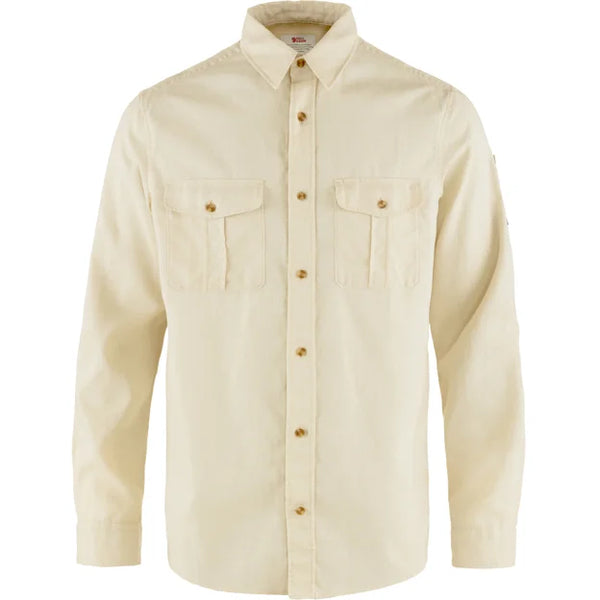 Övik Travel Shirt LS M Sand Stone XS