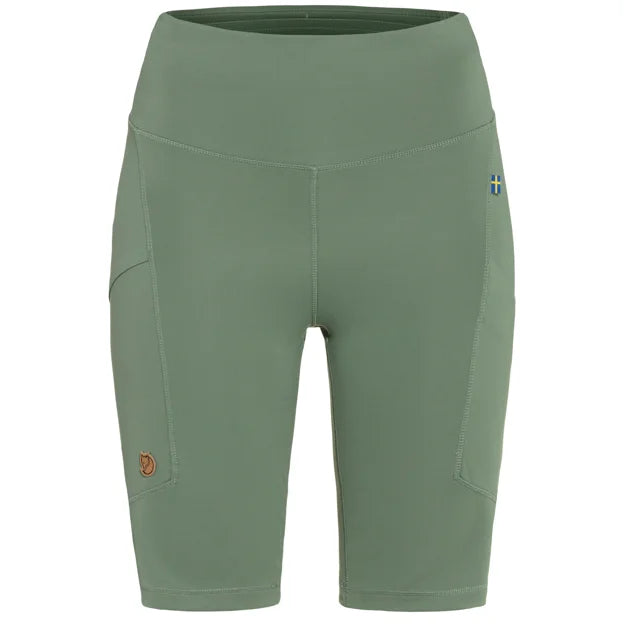 Abisko Short Tights W Terracotta Brown XXS
