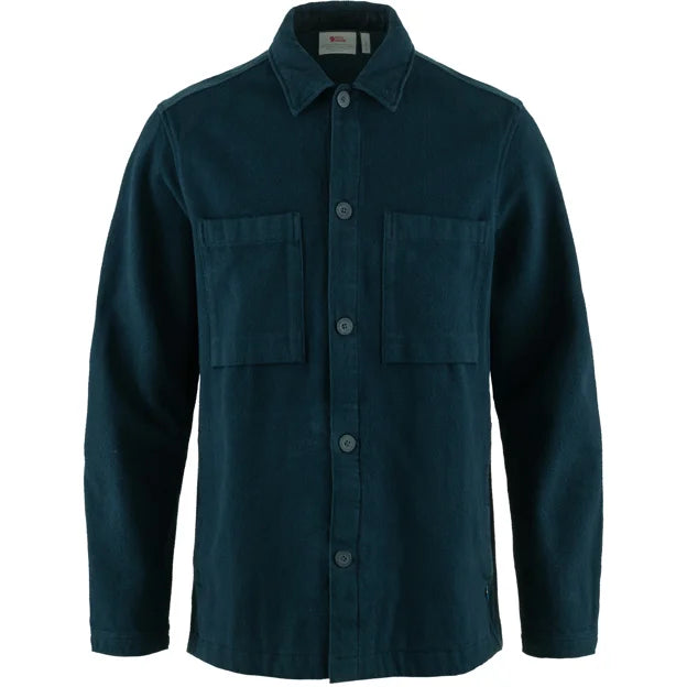 Singi Flannel Overshirt M Chalk White-Dark Navy XS Secondary image