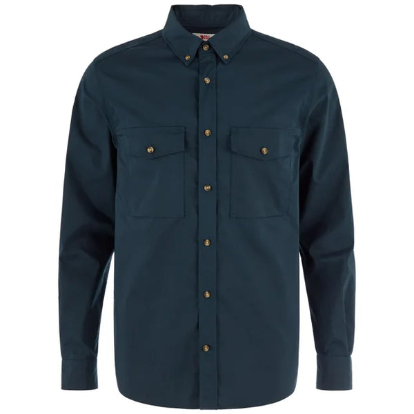 Övik G-1000 Shirt LS M Suede Brown XS