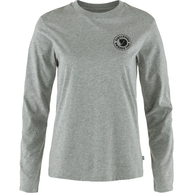 1960 Logo T-shirt LS W Grey-Melange XXS Secondary image