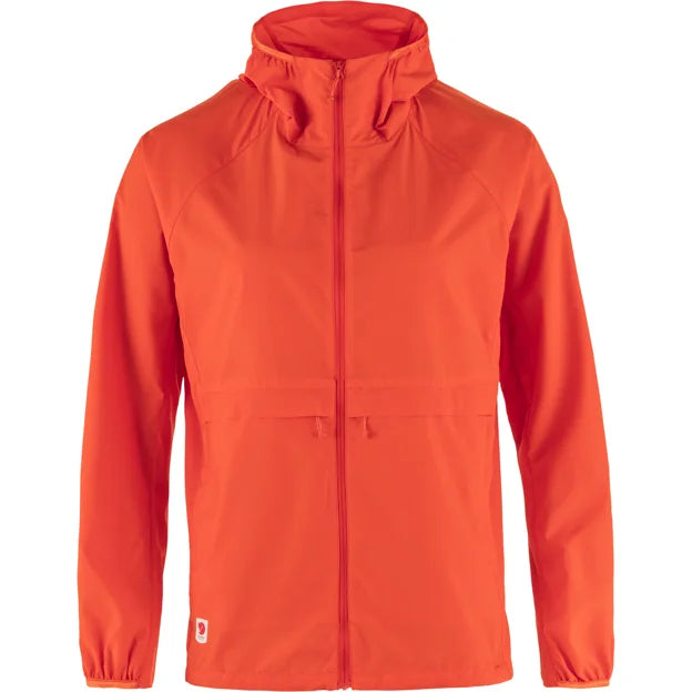 High Coast Wind Hoodie W Flame Orange XXS