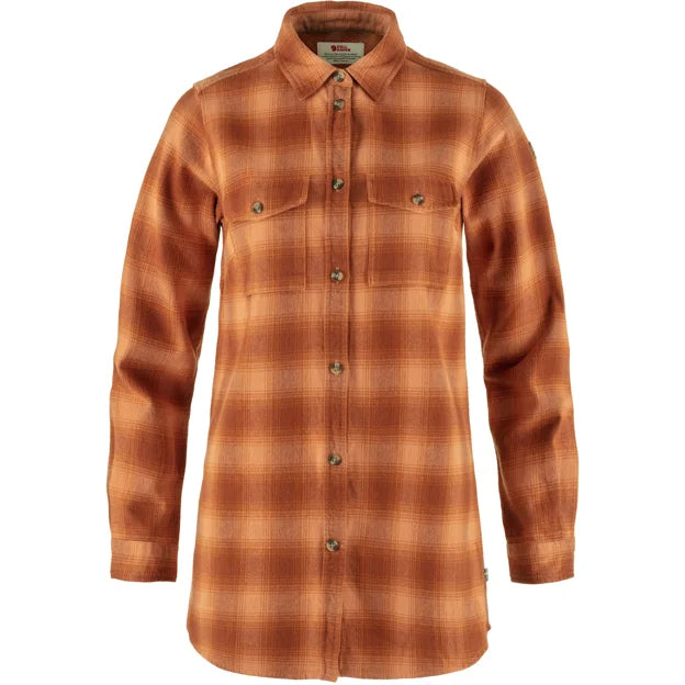Övik Twill Shirt LS W Iron Grey-Grey XXS Main image
