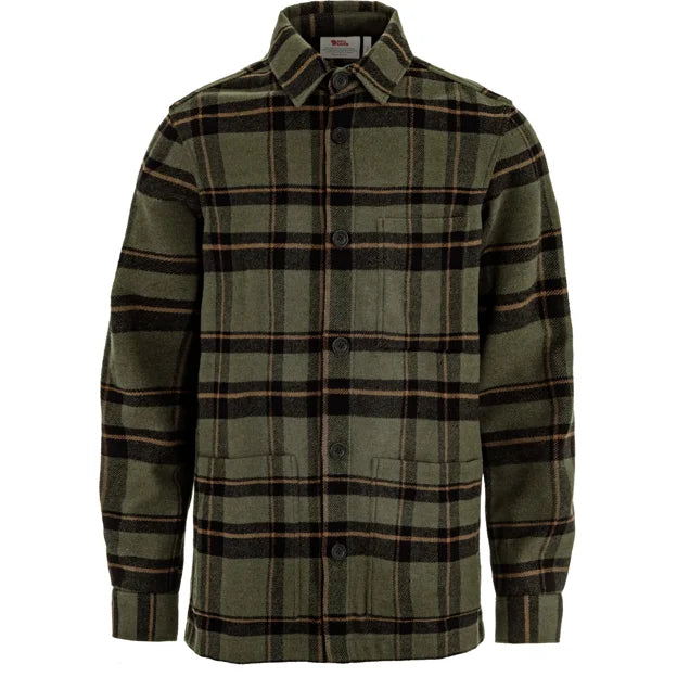 Övik Wool Shirt M Black-Dk.Grey XS Secondary image