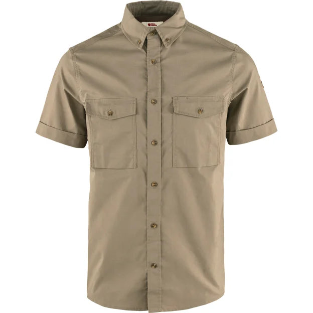 Övik Air Stretch SS Shirt M Suede Brown XS Main image