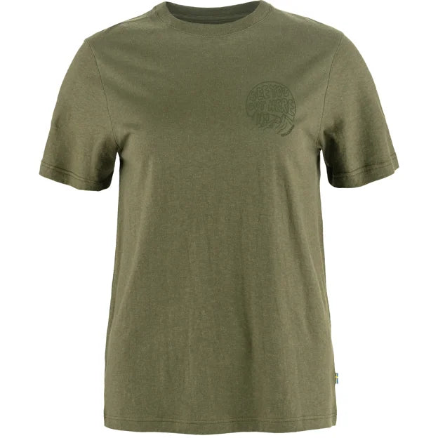 Hemp Blend Out Here T-Shirt W Chalk White XXS Secondary image