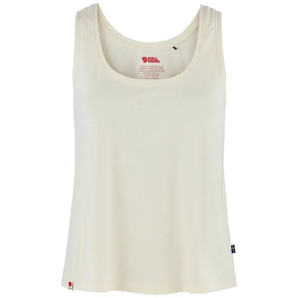 Hemp Blend Tank Top W Chalk White XXS