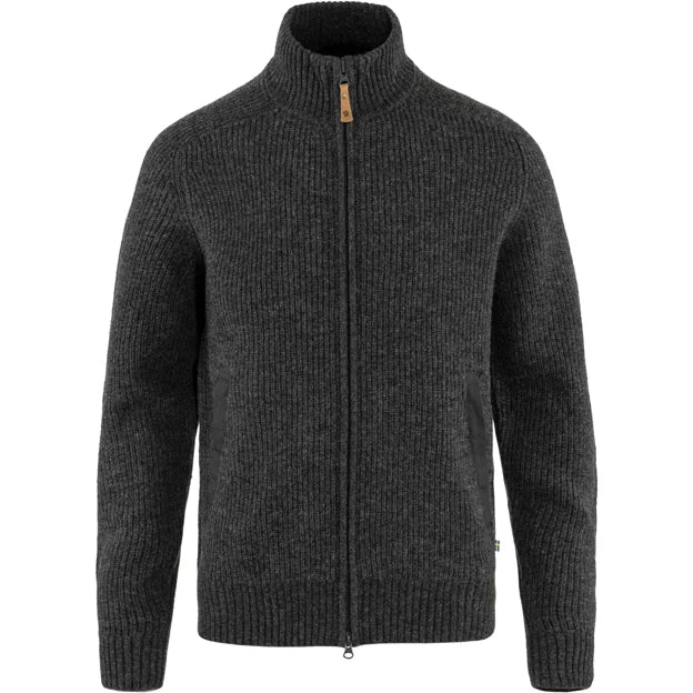 Övik Zip Cardigan Knit M Dark Grey XS Main image