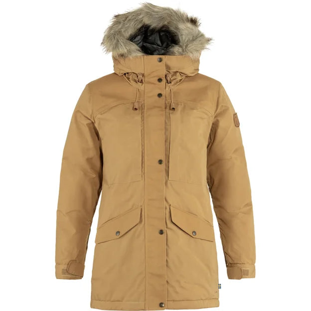 Singi Down Jacket W Buckwheat Brown XXS Main image