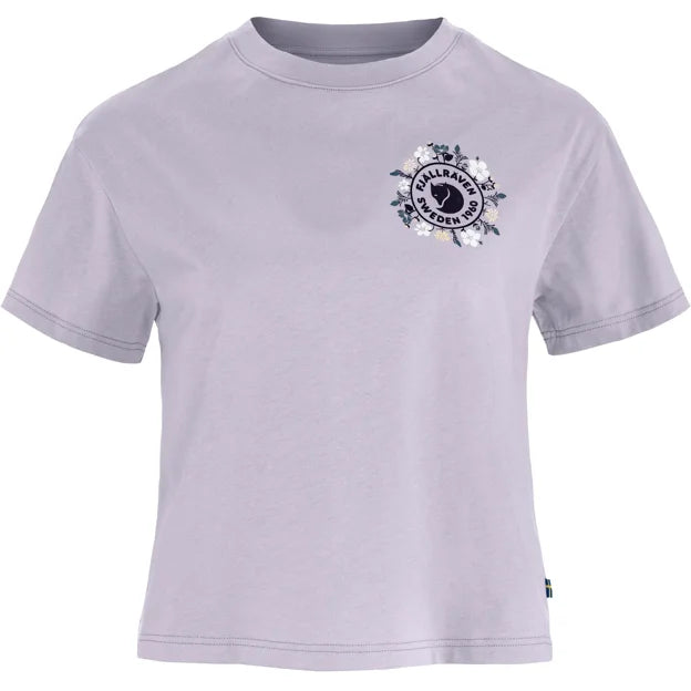 Fjällblomster Logo T-shirt W Chalk White XXS