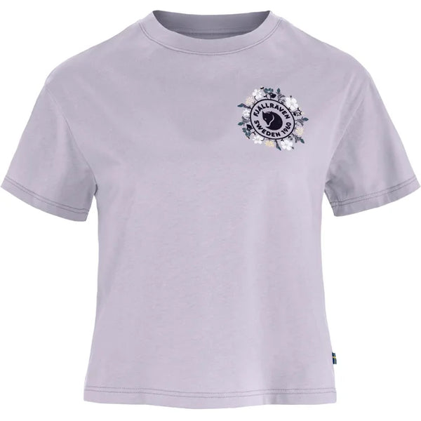 Fjällblomster Logo T-shirt W Chalk White XXS