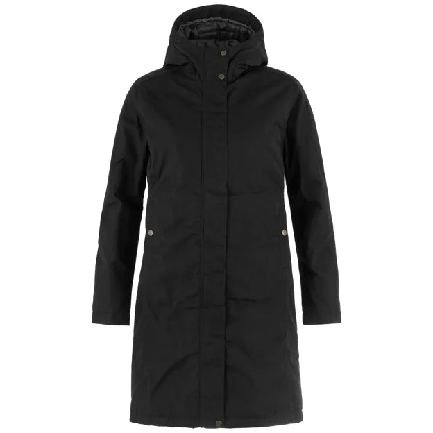 Kiruna Hydratic Padded Parka W Suede Brown XXS Secondary image