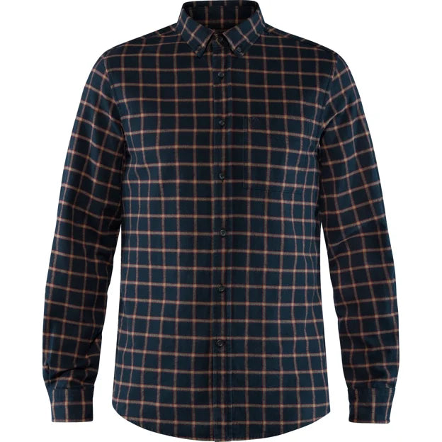 Övik Flannel Shirt M Dark Navy XS Main image
